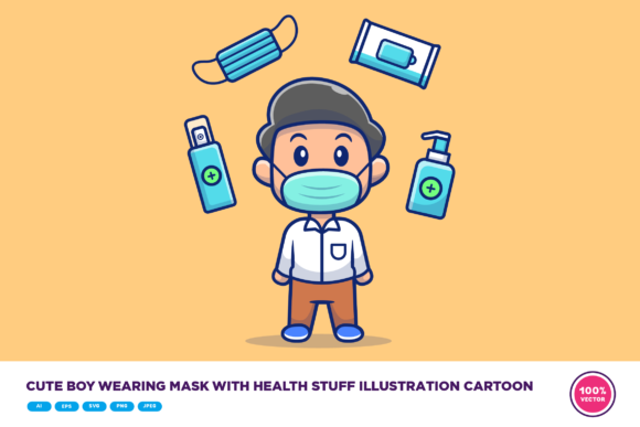 A Designer's Review of the Cute Boy Wearing Mask Embroidery Design