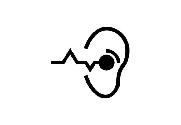 A Designer's Take on the Hearing Aid Icon Embroidery File