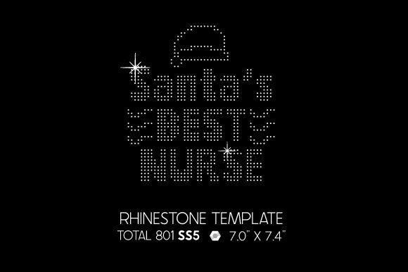 A Rhinestone Nurse Design That Sparkles for Holiday Gifts