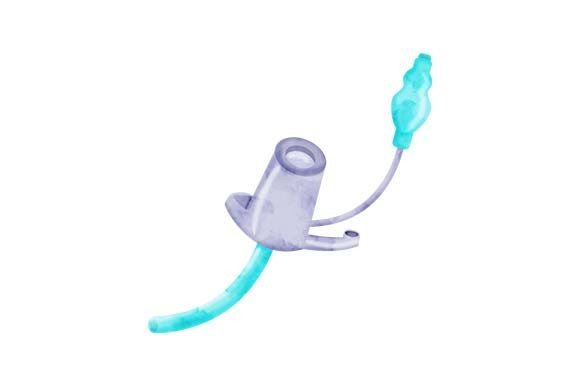 A Watercolor Tracheostomy Design for Meaningful Embroidery