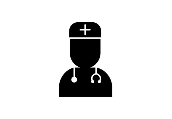 Doctor Healthcare Icon Design for Real-World Embroidery