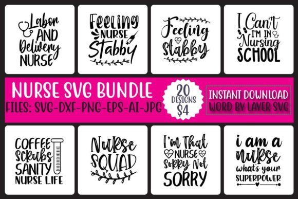 Putting Nurse SVG Bundle Vol.8 to the Practical Test