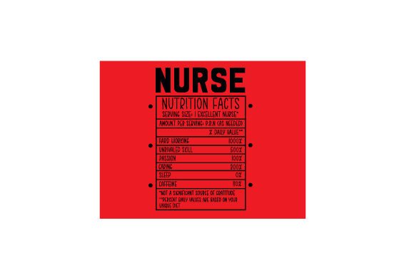 The Nurse Nutrition Fact Mug Wrap: A Candid Design Review